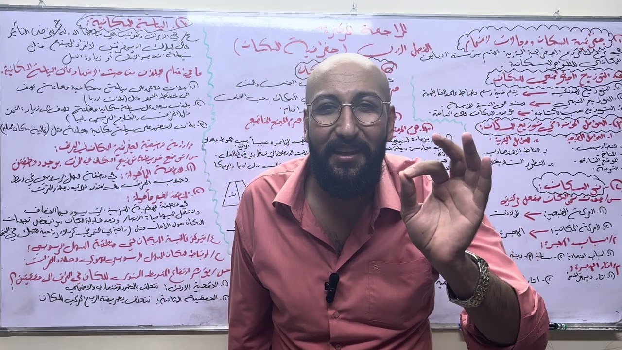 المراجعة المركزة الفصل الاول (جغرافية السكان)