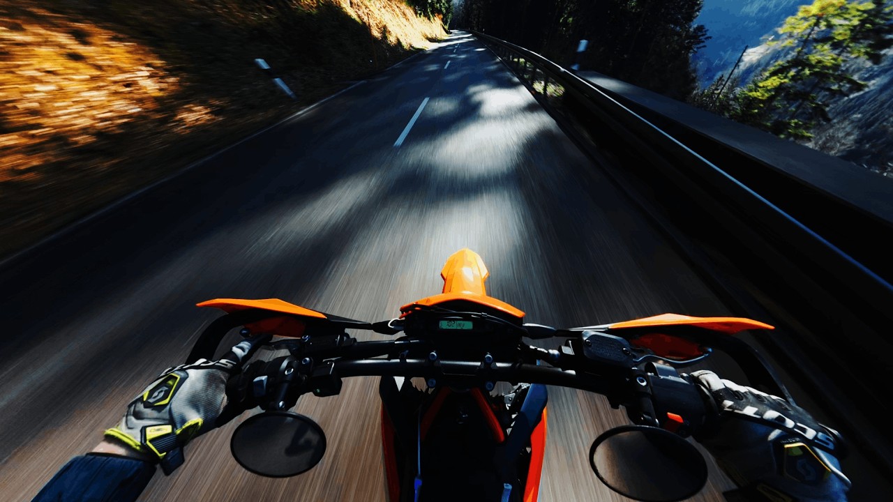 POV FIRST RIDE – KTM 690 FULL THROTTLE | RAW SOUND