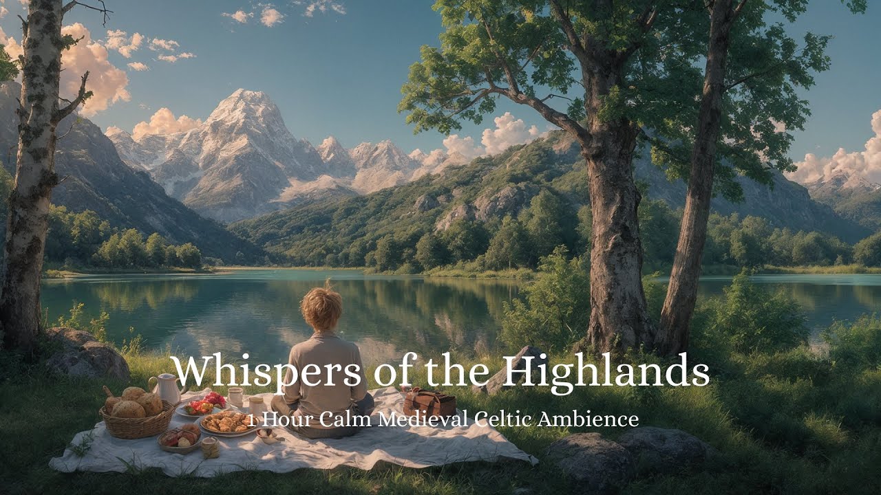 Whispers of the Highlands | Medieval Celtic Ambience | 1 Hour Calm Music [No Ads]