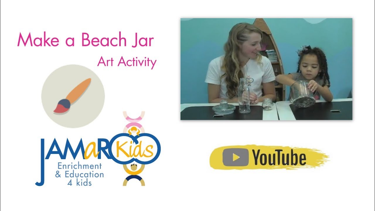 Make a Beach Jar : Kids Art Activity : JAMaROO Kids