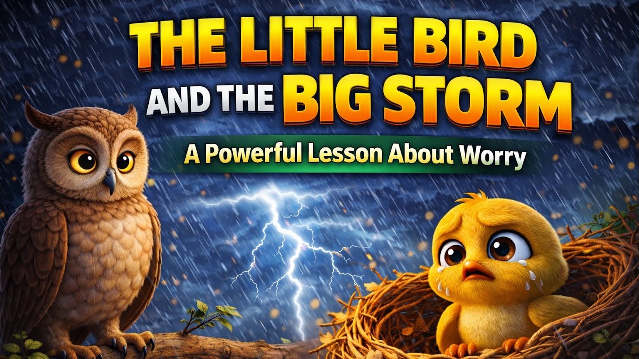 The Little Bird and the Big Storm | A Powerful Life Lesson About Worry