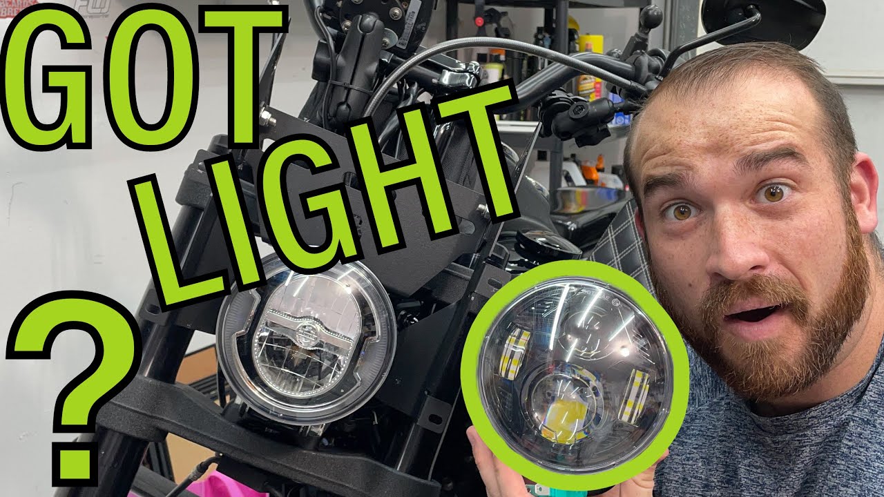 New LED Headlight install for the M8 LOW RIDER S (low rider build series ep23)