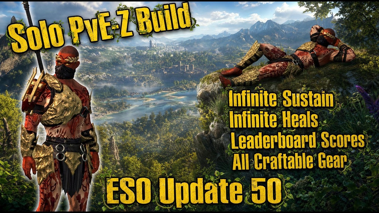 ⭐ЛУЧШИЙ и САМЫЙ ПРОСТОЙ соло-билд в ESO⭐ &mdash; Лидерборды и соло PvE #игры #eso #pc #ps5 #usa #pve