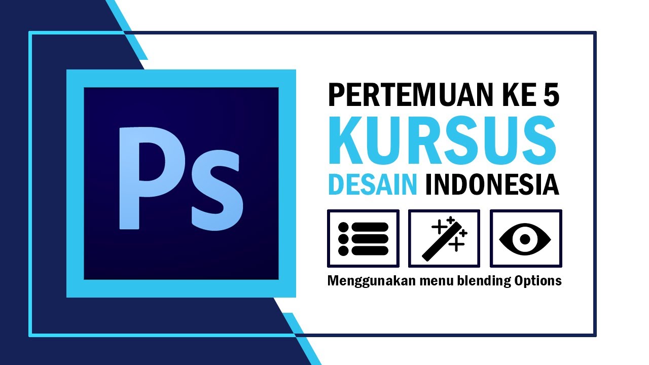 Kursus desain grafis pemula | Belajar desain grafis pemula Adobe Photoshop Part 5