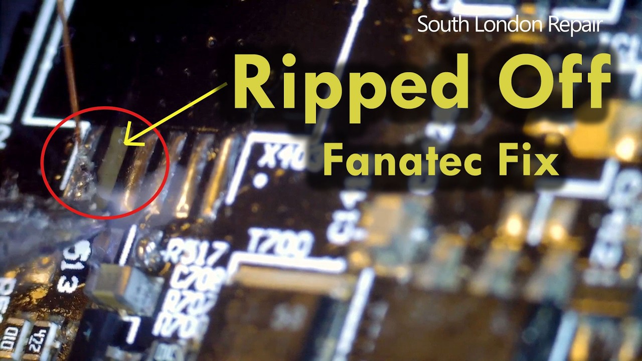 Fanatec Steering Wheel Dead? Ripped Connector Micro-Solder Repair!
