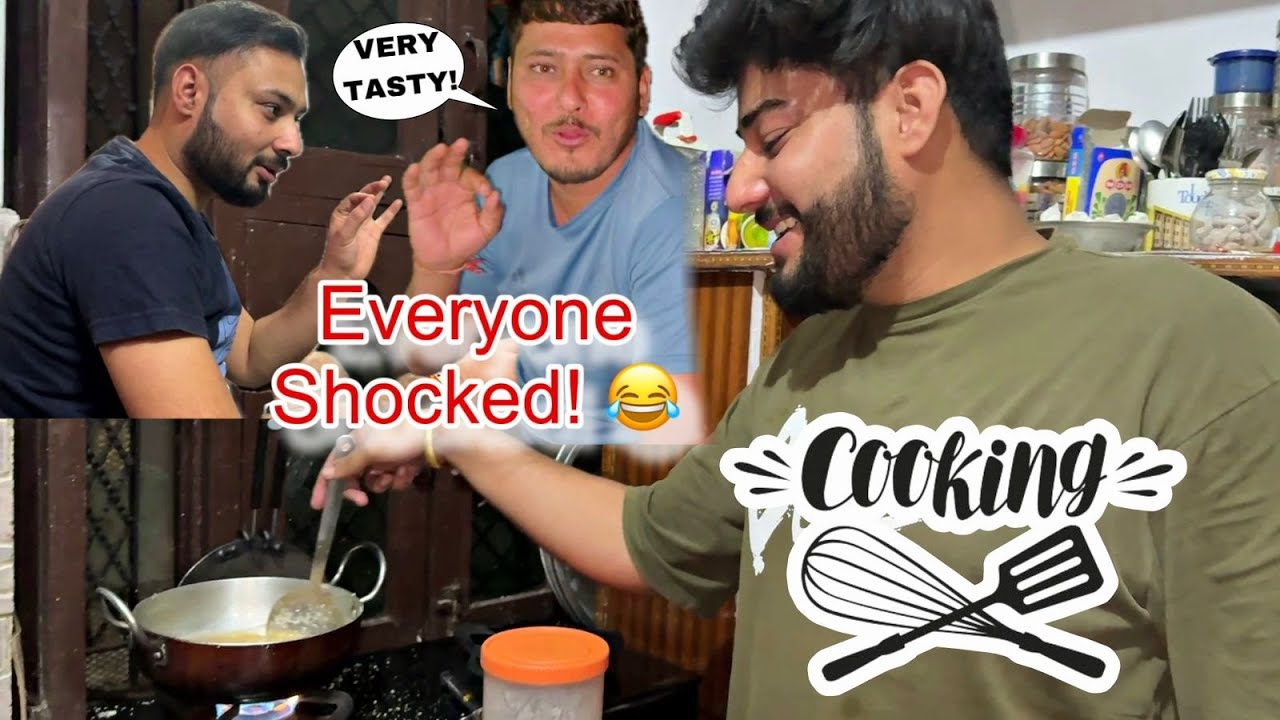 Cooking for the First Time !! 😂