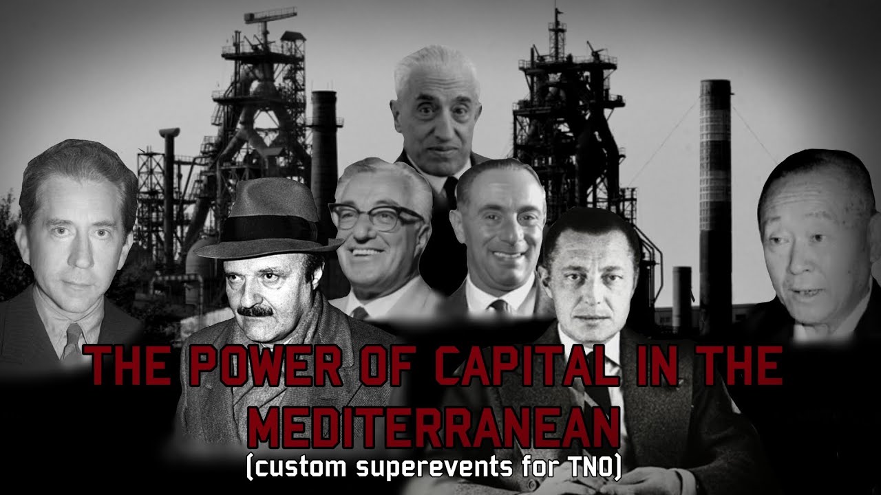 The power of capital in the Mediterranean (custom superevents for TNO)
