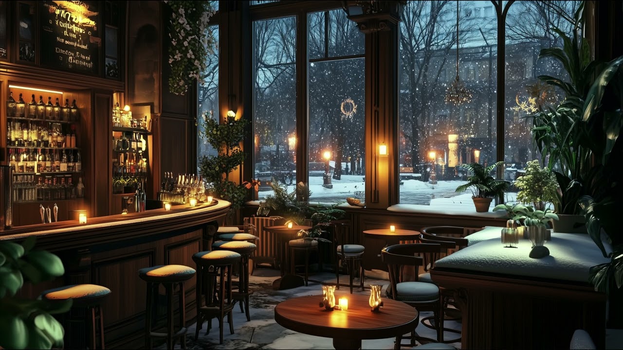 Late Night Jazz Bar Ambience | Smooth Lounge Jazz & Cozy Bar Atmosphere