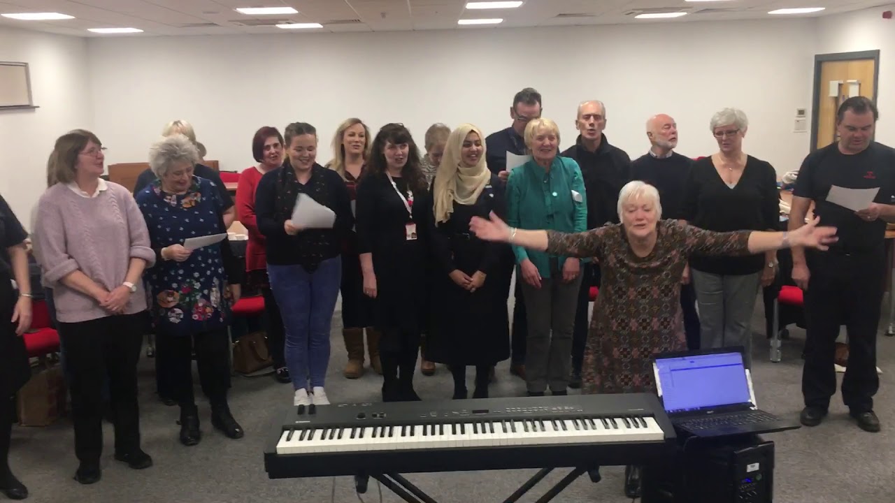 Blue Light Choir rocks 12 Days of Christmas