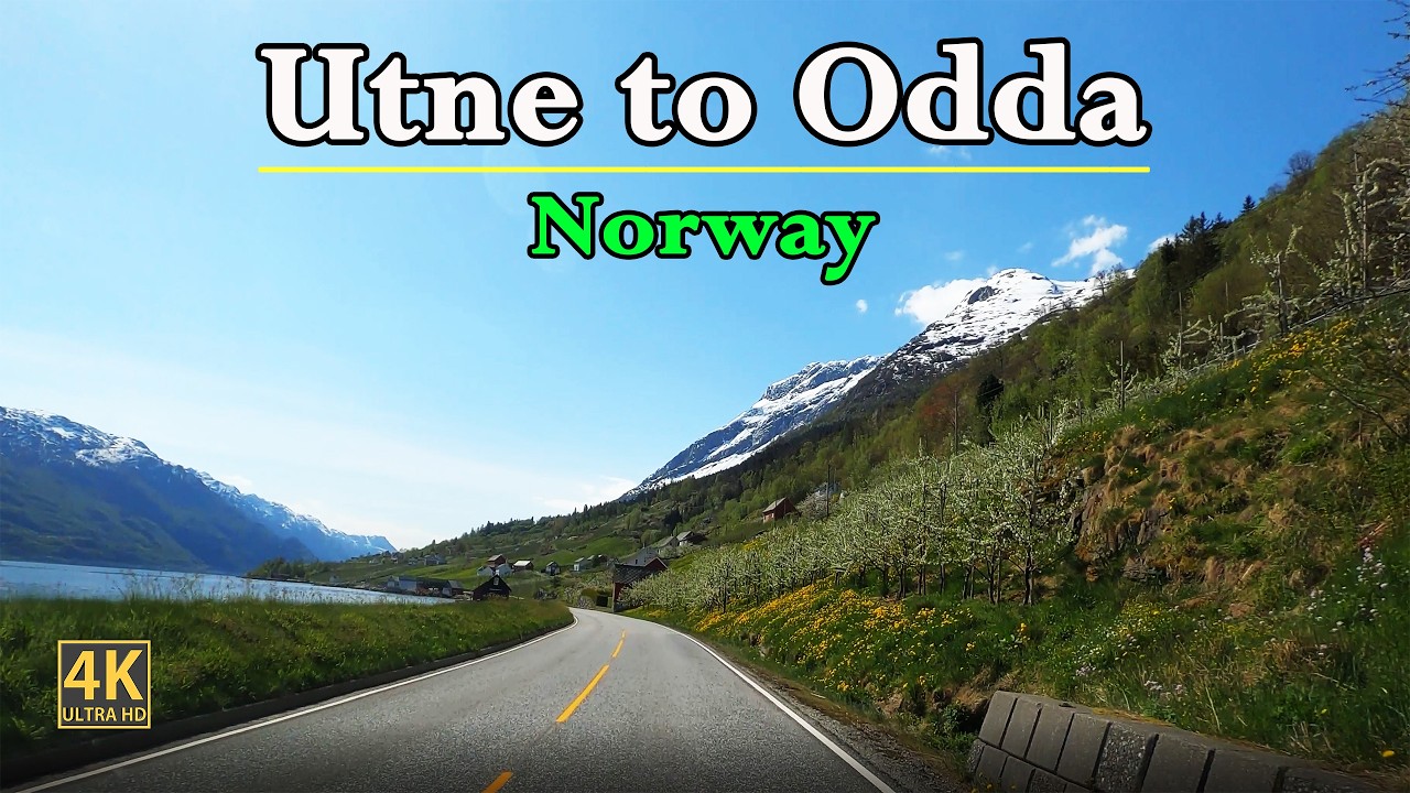 From Utne To Odda In Norway 🇳🇴 | Scenic Road Trip In Stunning 4K