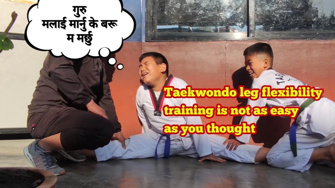 Taekwondo Stretching | Purbhaj Khatri | Riviera International Academy