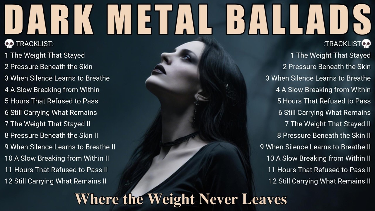 🔥 Dark Metal Ballads – Where the Weight Never Leaves | Gothic & Melancholic Weight