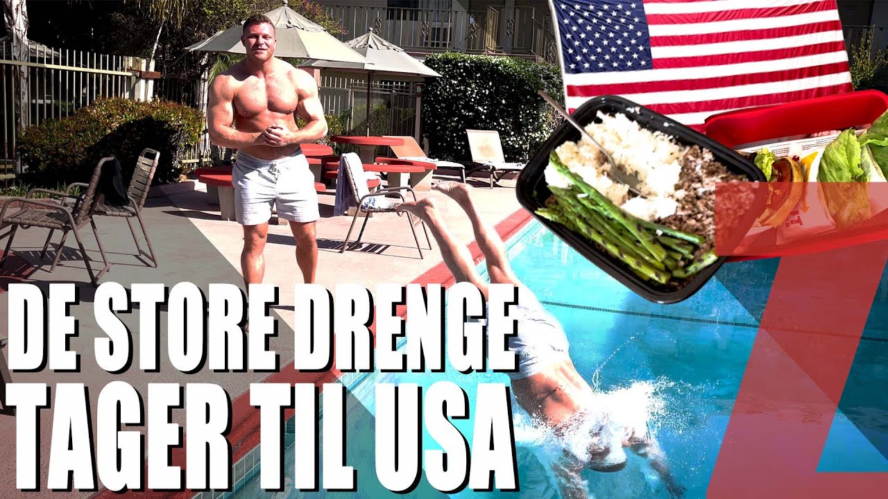 USA VLOG 1 - Rejse, indk&oslash;b og Pull session i det fedeste gym I San Diego!