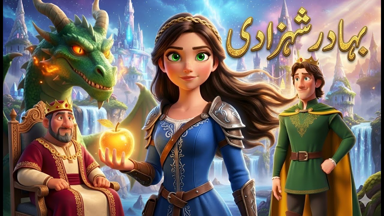 The Brave Princess | Hindi Fairy Tale | AI SafaToons