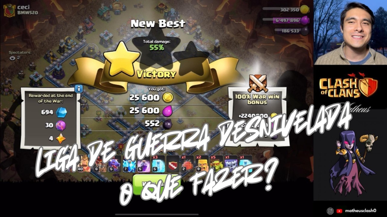 LIGA DE GUERRA DESNIVELADA - O QUE FAZER?