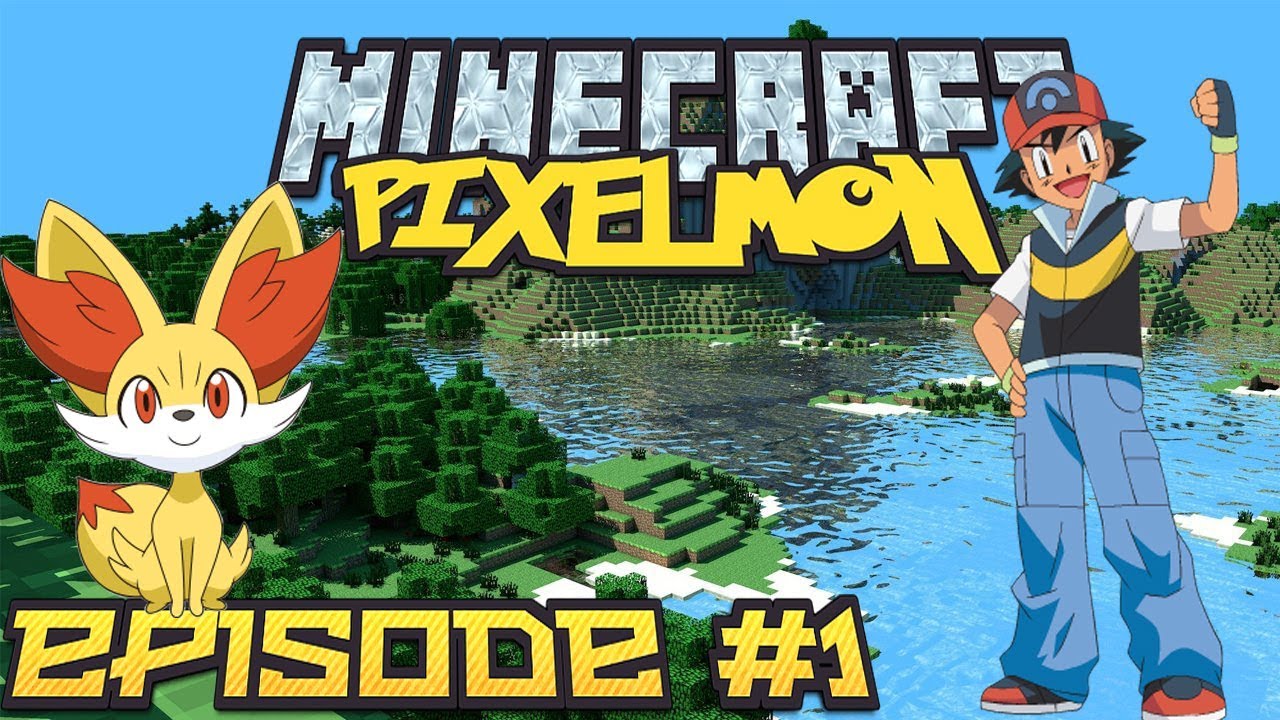 Minecraft: Pixelmon! Эпизод #1 МОЙ ПЕРВЫЙ ПОКЕМОН!!! МАЙНКРАФТ ПОКЕМОНЫ