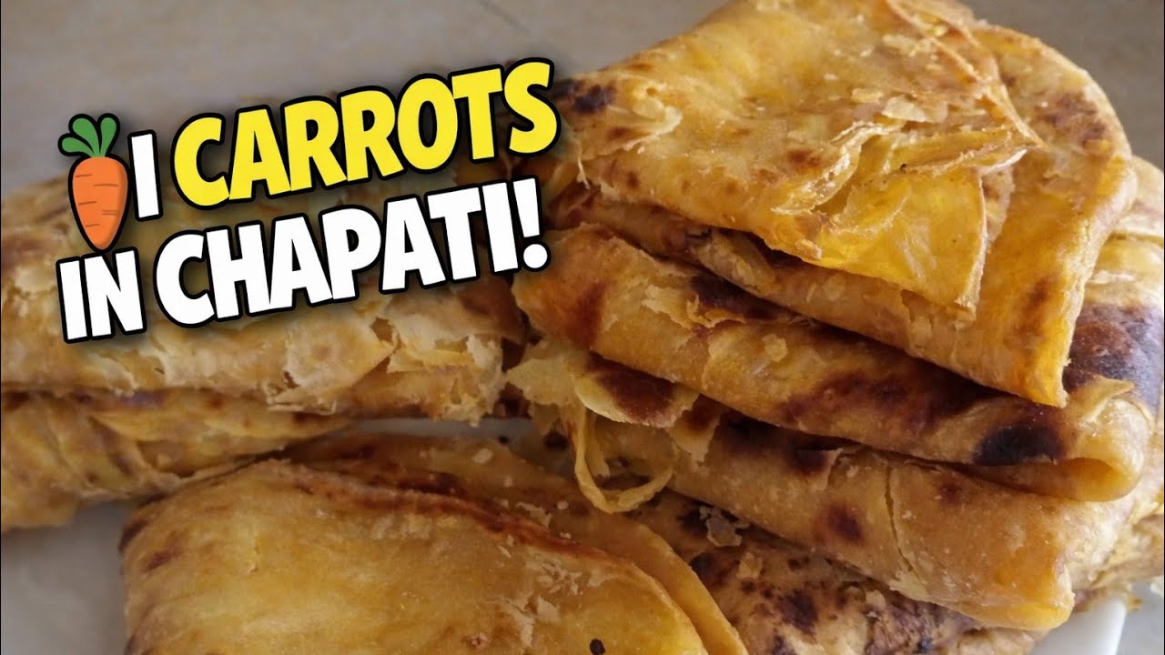 How I Make Soft Layered Carrot Chapatis for My Family | Easy Homemade Recipe from Scratch