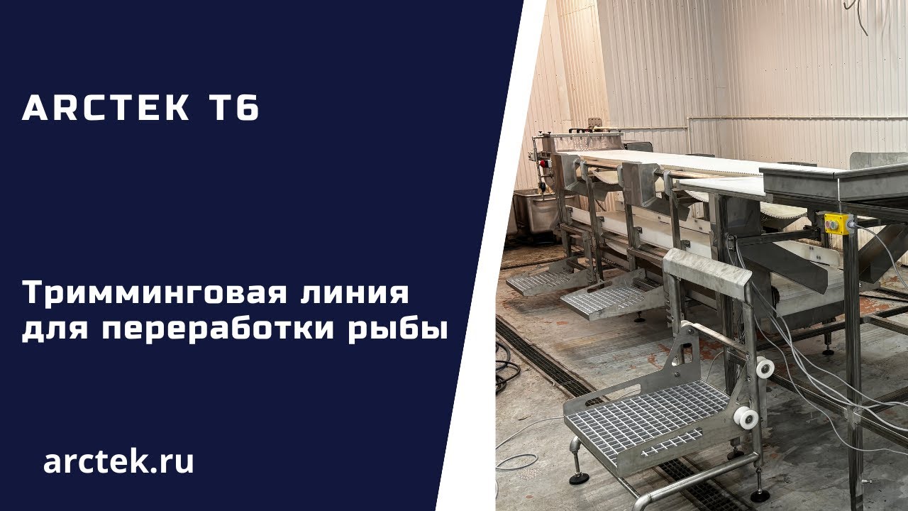 Arctek T6 Тримминговая линия для переработки рыбы