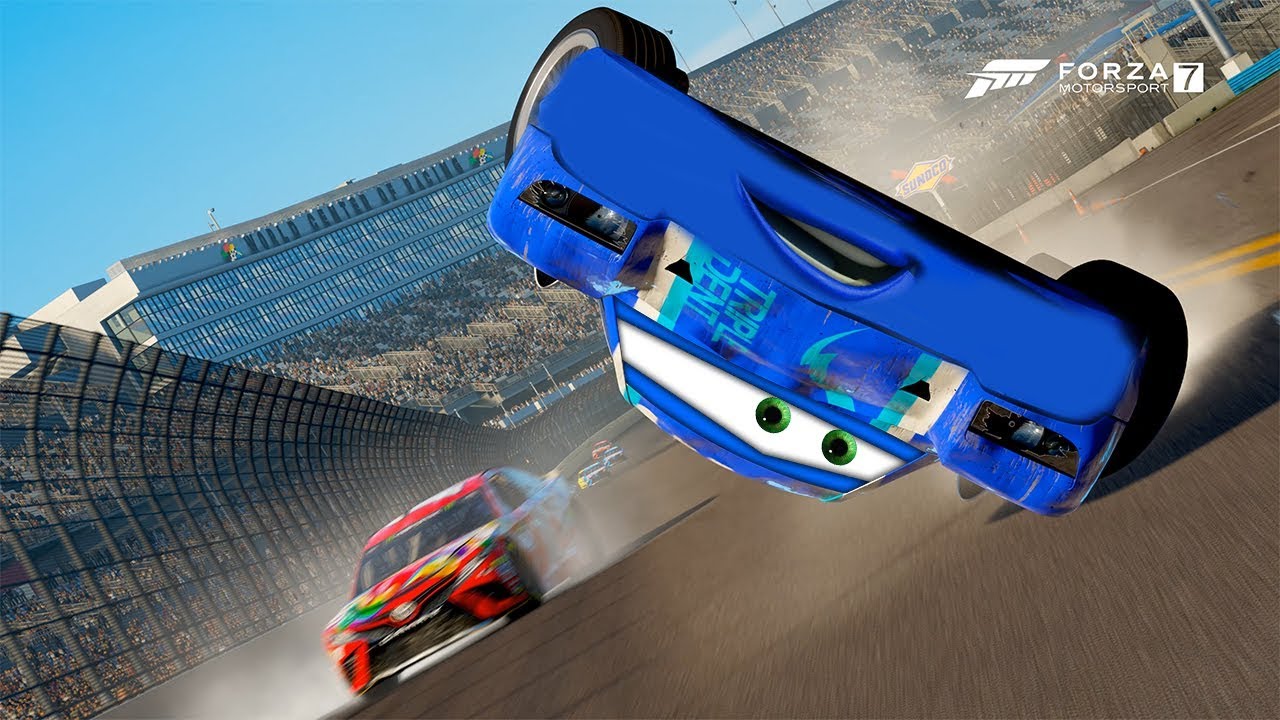Cam Spinner Crash! | Forza Motorsport 7 | Cars 3\NASCAR