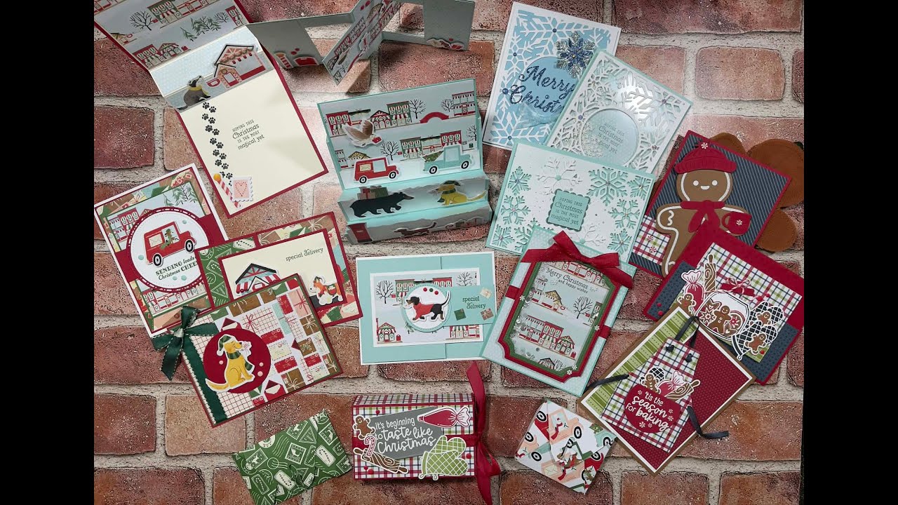 North Pole Delivery Swing Card plus a Show & Tell of a TON of other cards