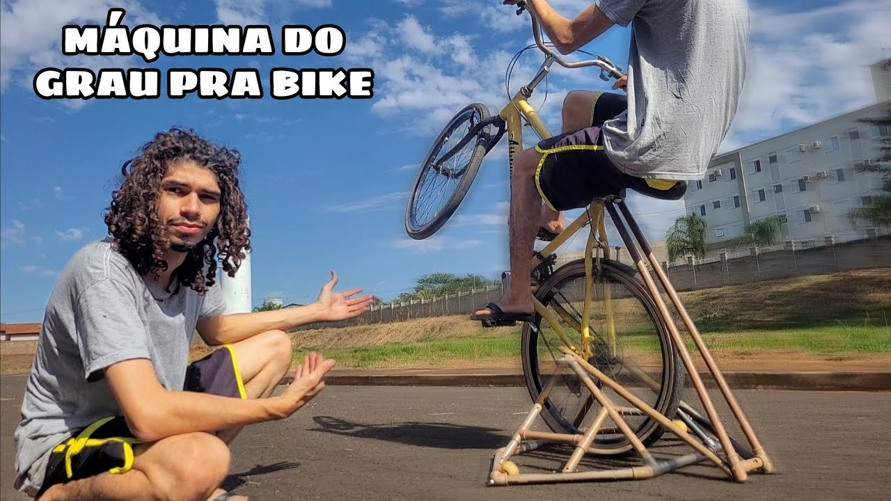FIZ A MÁQUINA DO GRAU PRA BIKE!!