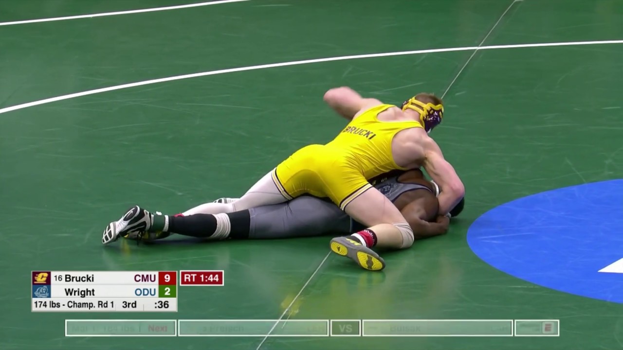 174lbs: CJ Brucki (Central Michigan) maj dec Seldon Wright (Old Dominion)