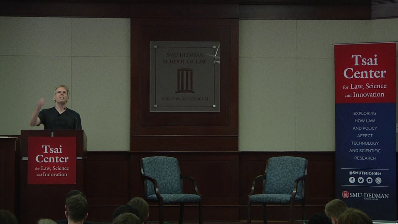 John Carmack speaks at SMU Dedman School of Law's Tsai Center Innovation Lecture 3/21/2018