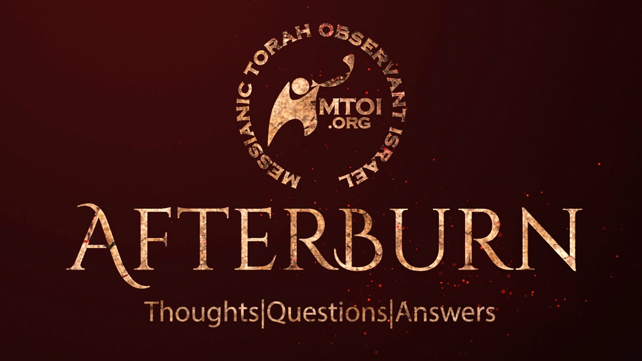 Afterburn: Thoughts, Q&A on The Heart of the Matter - Part 61 - Hebrews
