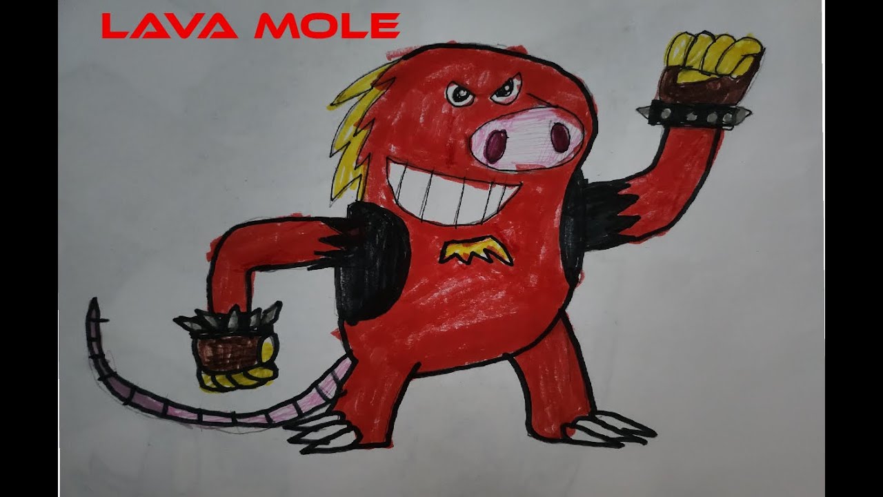 2024 designs how to draw lava mole