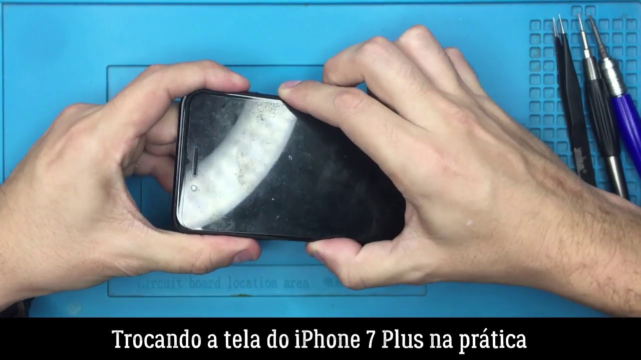 Trocando a tela do iPhone 7 Plus na prática