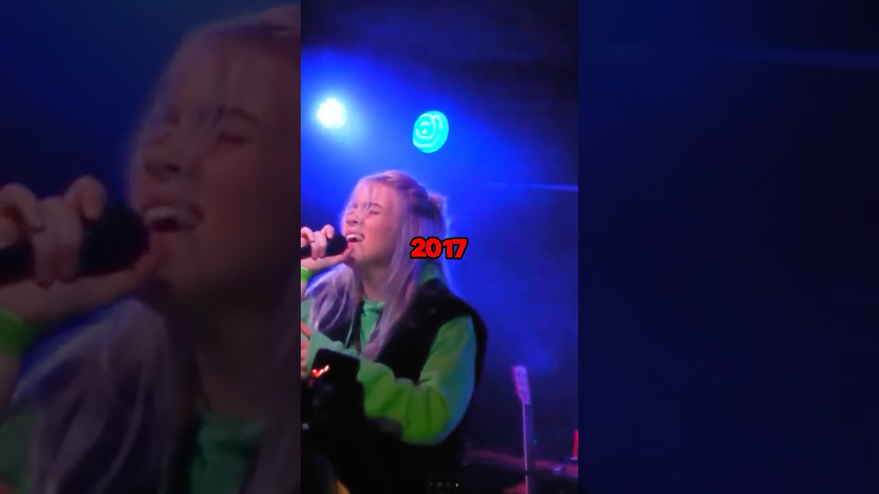 Billie Eilish's First Performance vs. Now 🎤 #shorts