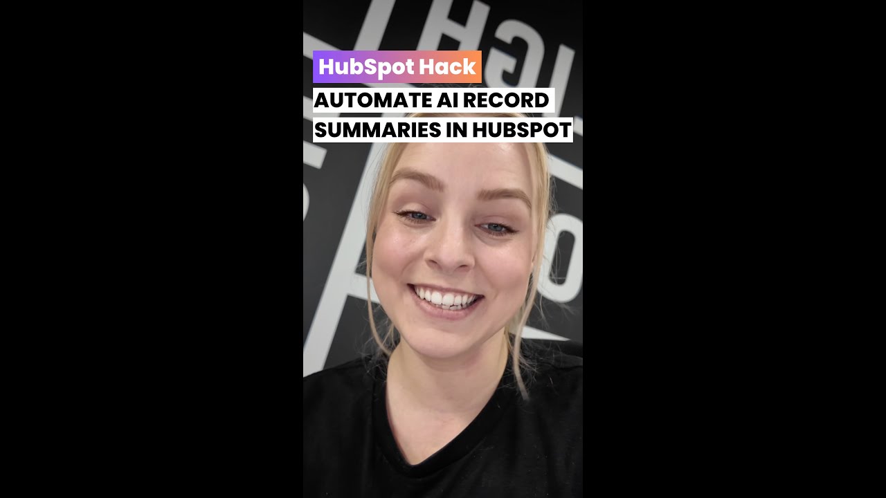 Save HOURS with this genius HubSpot + AI hack! 💡 #ai #hubspot #crm #hubspothack #digitalmarketing