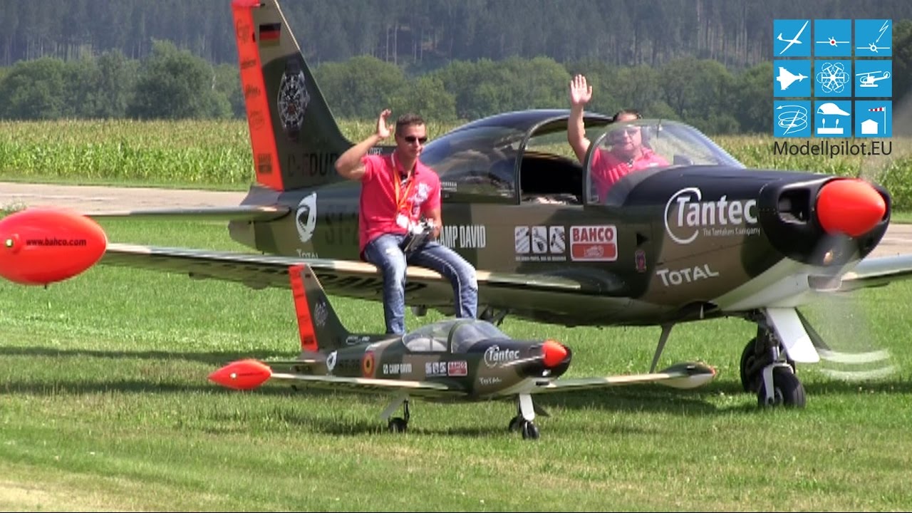 SIAI MARCHETTI SF-260 (ORIGINAL & MODEL) RALF & NICO NIEBERGALL RC AIRSHOW FLIGHT JET WM 2015