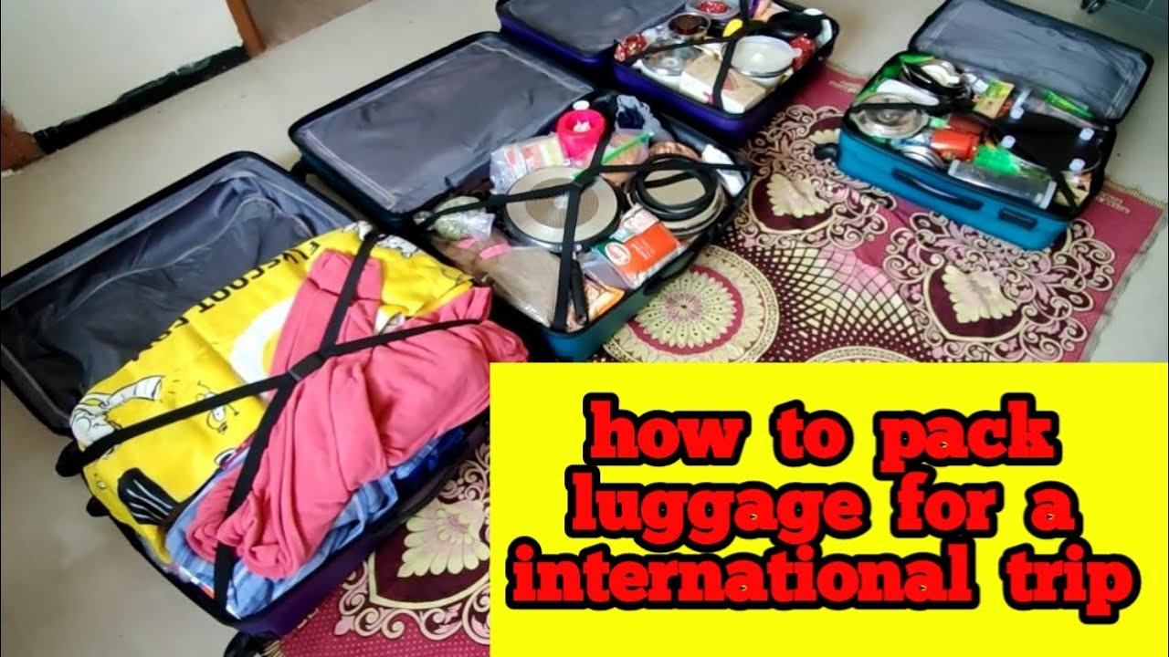|| INTERNATIONAL TRAVEL || LUGGAGE PACKING || UK || LONDON || #skvlogs