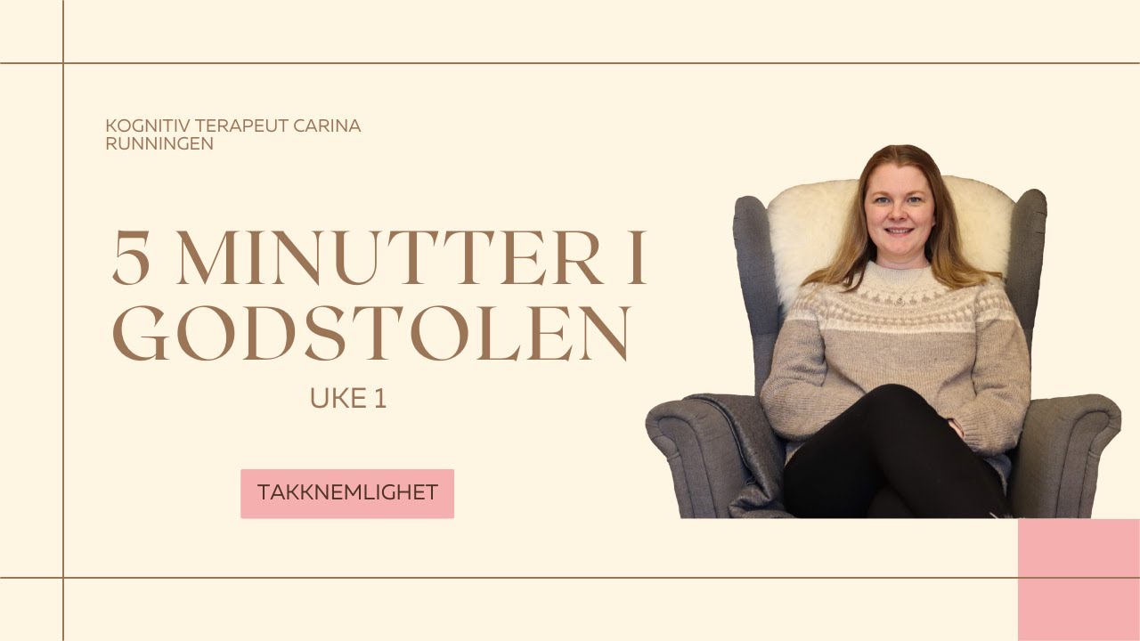 5 minutter i godstolen: Takknemlighet