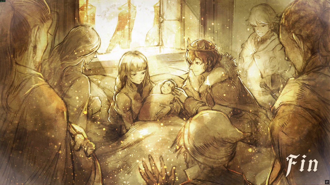 Octopath 0 Credits (normal ending)