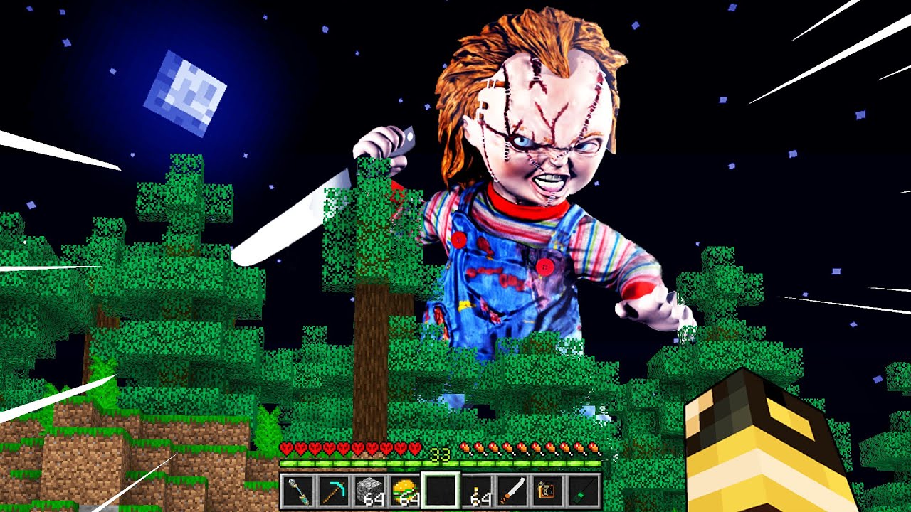 HO INCONTRATO CHUCKY LA BAMBOLA NEL MIO MONDO DI MINECRAFT!!