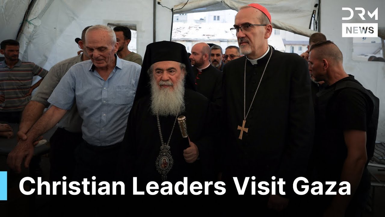 Christian Leaders Visit Gaza Church Damaged in Airstrike to Show Solidarity | DRM News | AK1Z