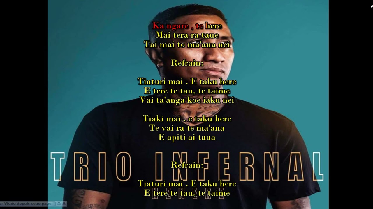 KARAOKE :  KA HERE - TRIO INFERNAL (HENERE) ...je n'ai gardé que l'instrumental du morceau .