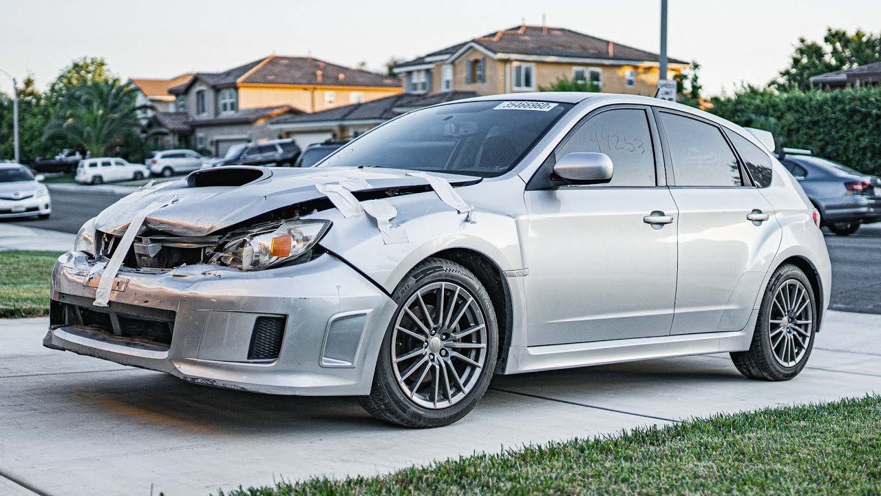 I bought a TOTALED Subaru WRX and I'm going to rebuild it!