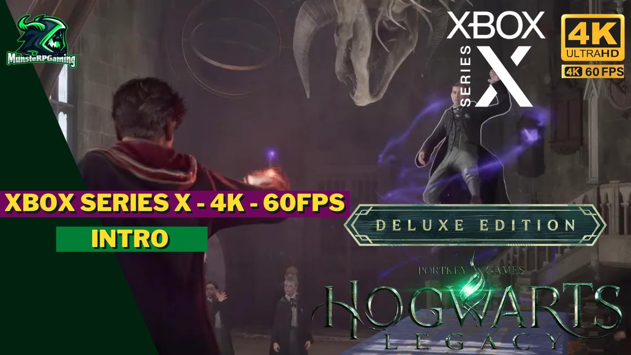 Hogwarts Legacy - Early Deluxe edition! - Series X - Performance mode - loading + Gameplay