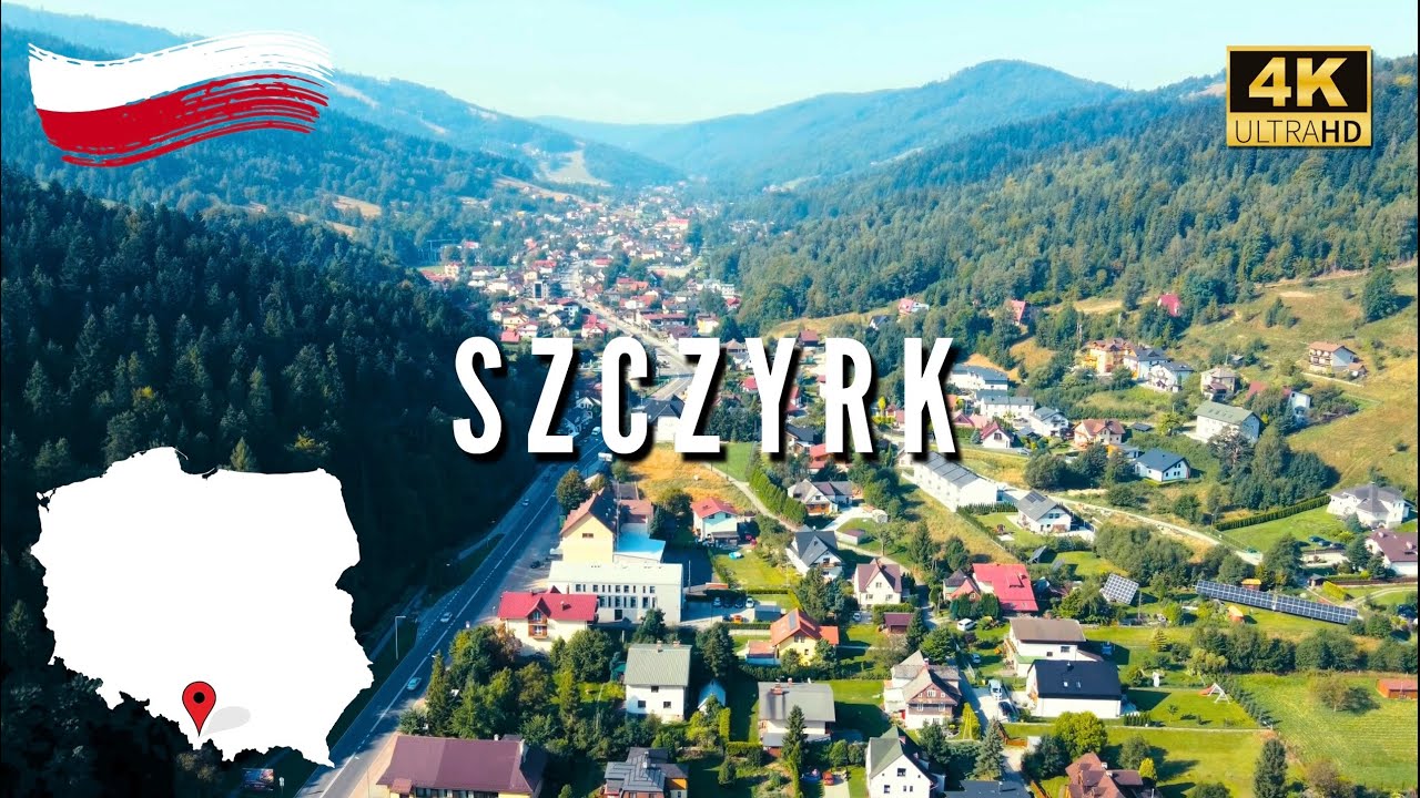 Polska z Góry, Szczyrk z Lotu Ptaka, Skocznia Narciarska, Kościoły, Hotel Mercury i Cudne Krajobrazy