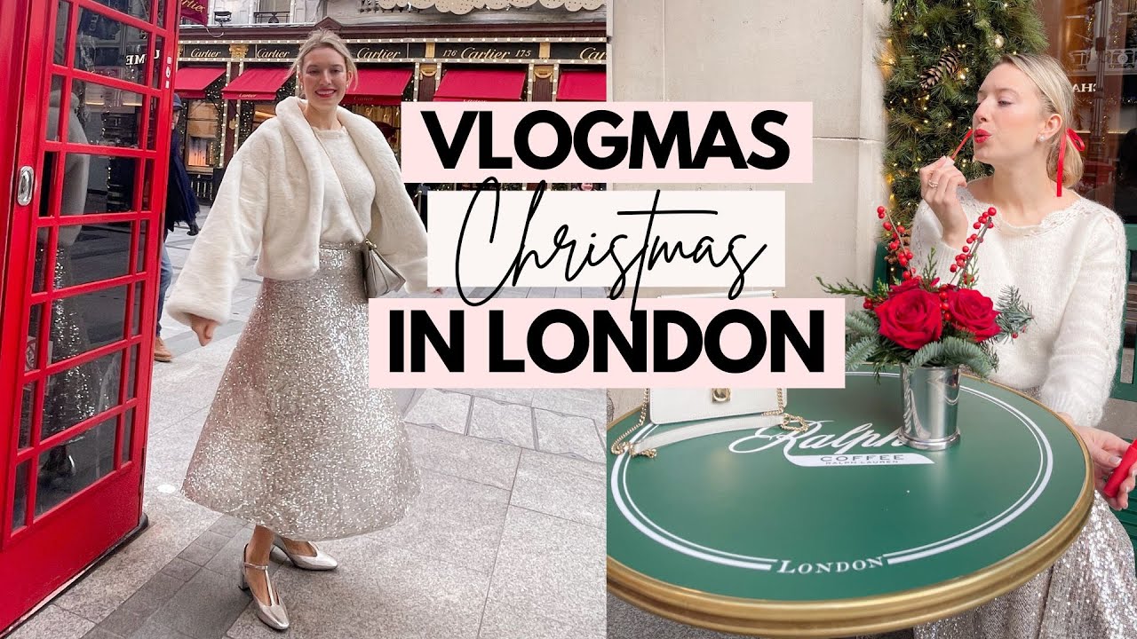 VLOGMAS ДЕНЬ 18: РОЖДЕСТВО В ЛОНДОНЕ!! Огни Cartier, Ralph's, Covent Garden, Sketch и Regent St!