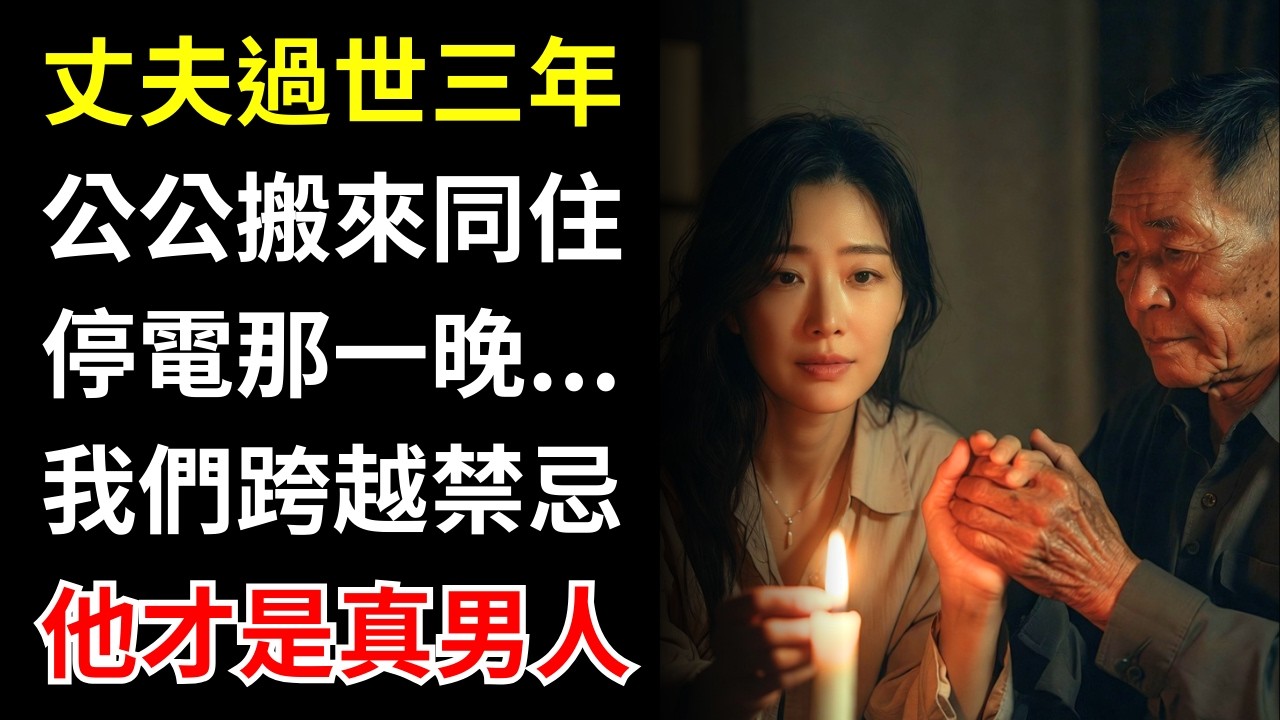丈夫去世3年，65歲公公搬來同住，那一晚停電我才發現，公公依然是個充滿魅力的「男人」...