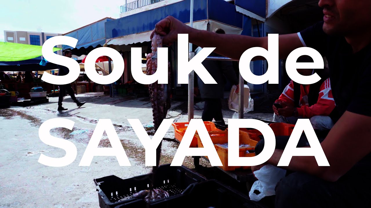[4K] Visite du Souk de la ville de Sayada, Tunisie en Ramadan 2023