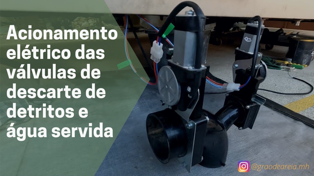 Instalação de Válvulas Elétricas para os Tanques de Detritos e Água Servida do Grão de Areia