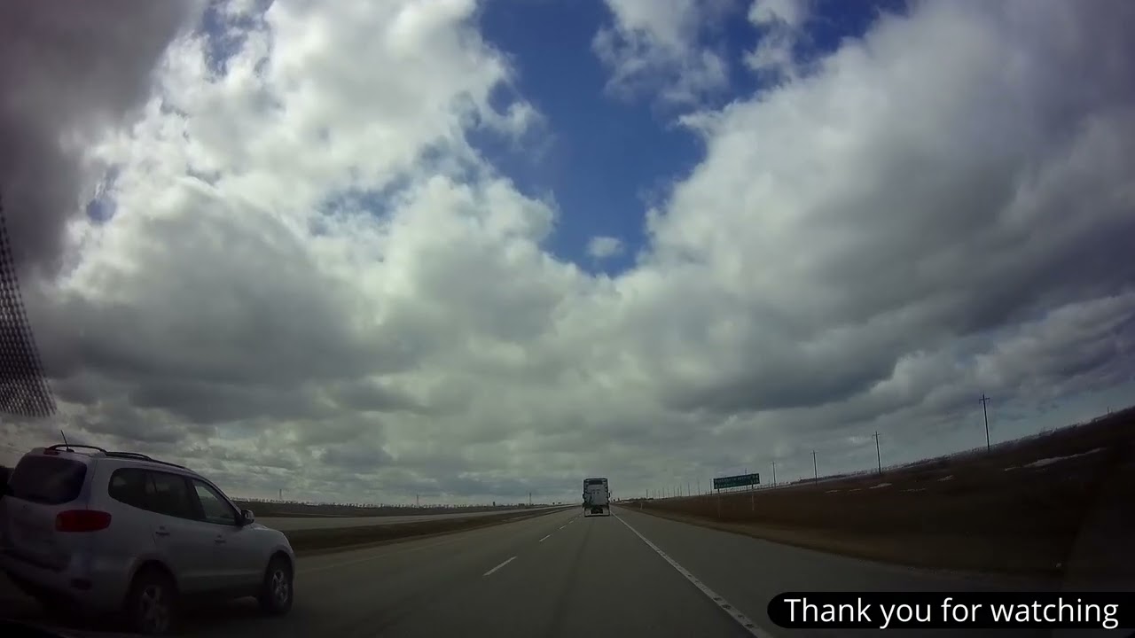 Highway driving: Winnipeg to Estevan