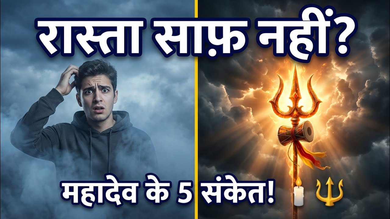 रास्ता साफ़ नहीं? महादेव के 5 संकेत जो रोकते हैं आपको गलत रास्ते से! 🕯️🔱