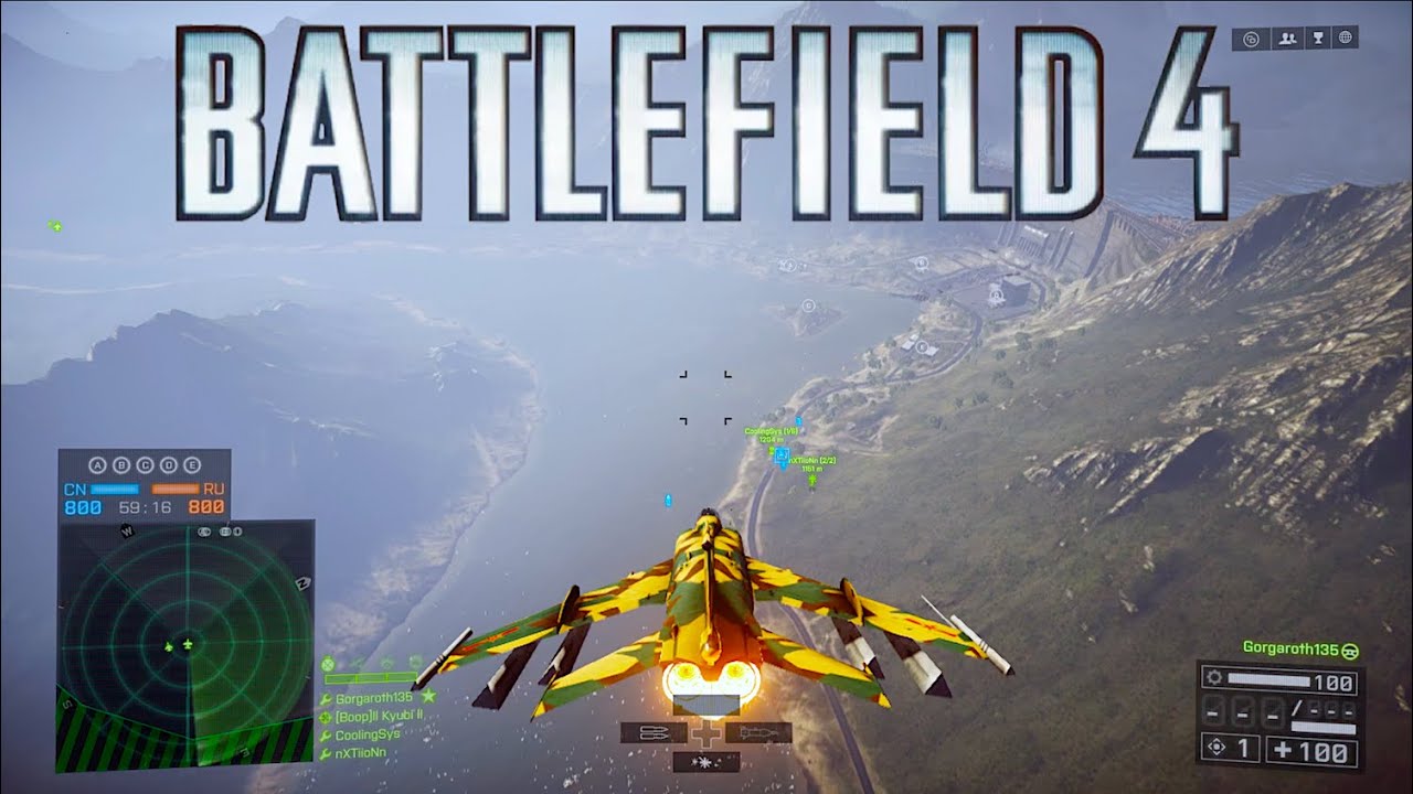 37-0 | Lancang Dam | Battlefield 4 | 4K Attack Jet Gameplay #50