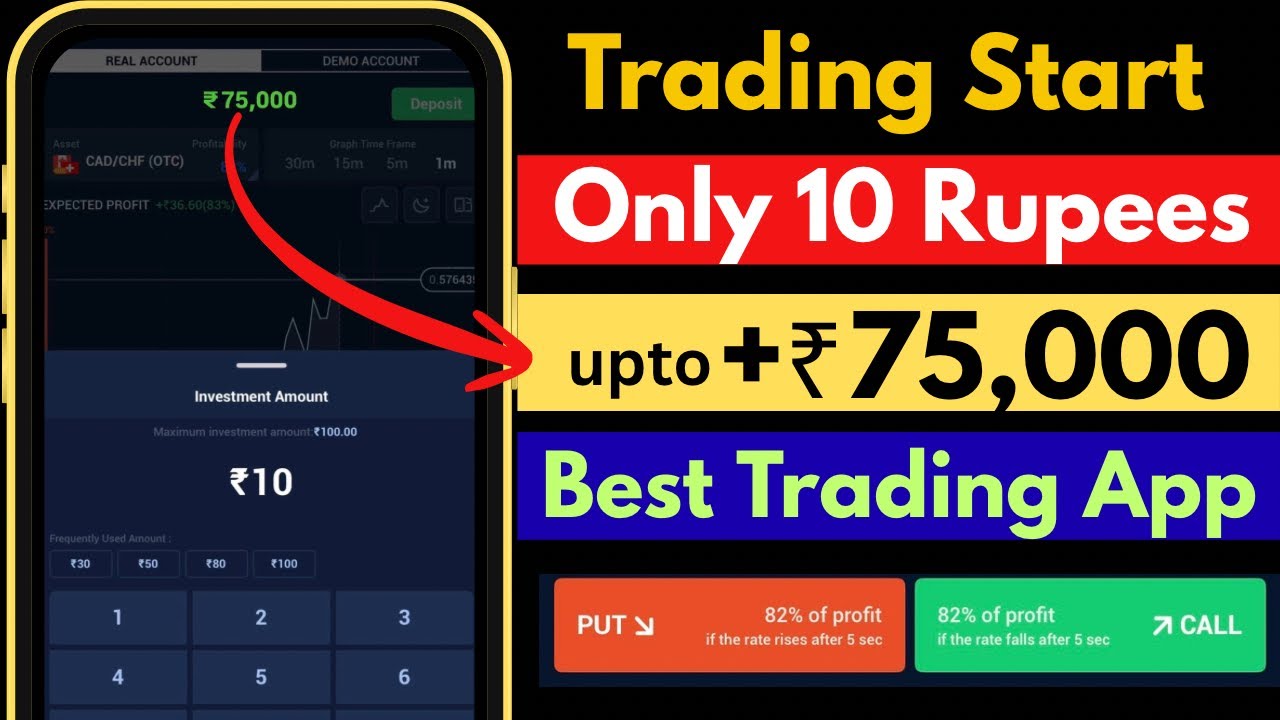 trading app minimum deposit 10 rupees ! best trading app ! best trading app 100 deposit